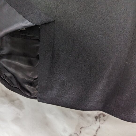 J Crew Blazer Mens Medium Black Velvet 3 Button Suit Jacket Sport Coat - Picture 9 of 12